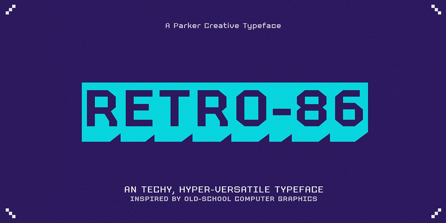 RETRO-86 Font